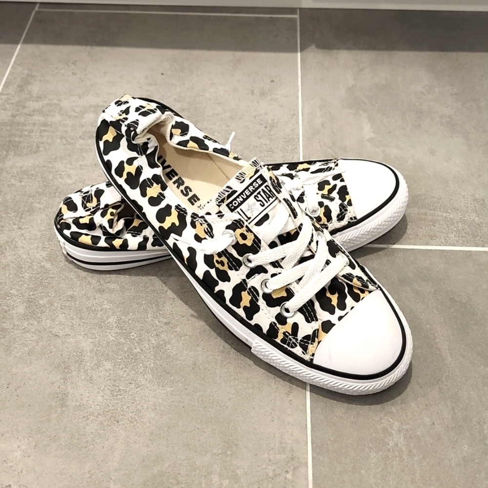 Converse All Star Cheetah leopard Print Shoe Sneakers